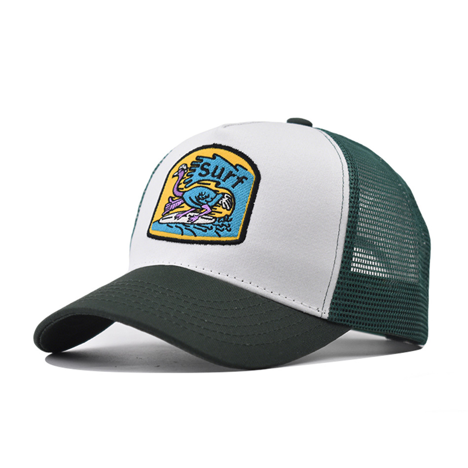 Trucker Cap Mesh - Multicolor Surf Inspired Trucker Caps Breathable