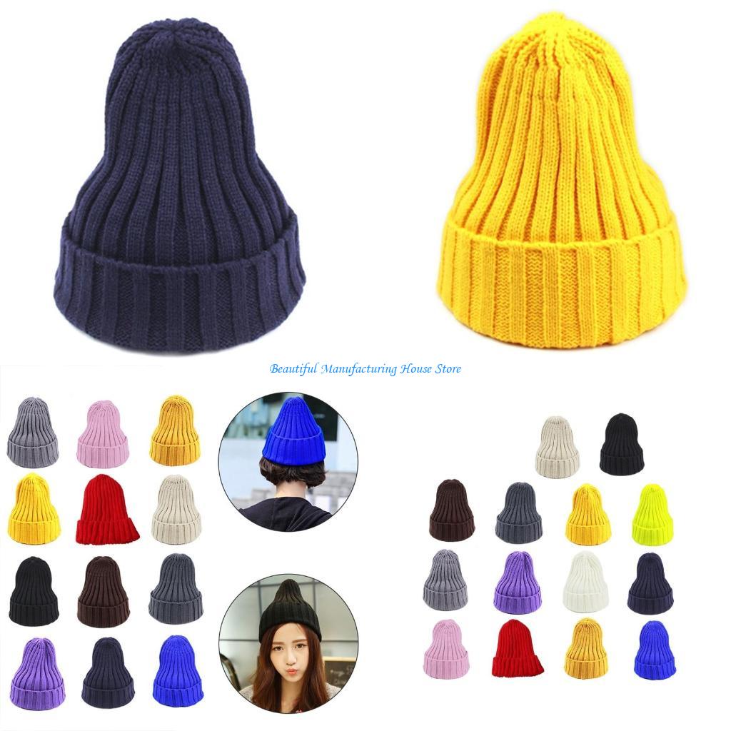 E56A Unisex Winter Ribbed Knit - Beanie Cuffed Knit 评论和价格