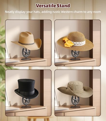Western Horseshoe Star Hat Sta - Cowboy Hat Straw 评论和价格