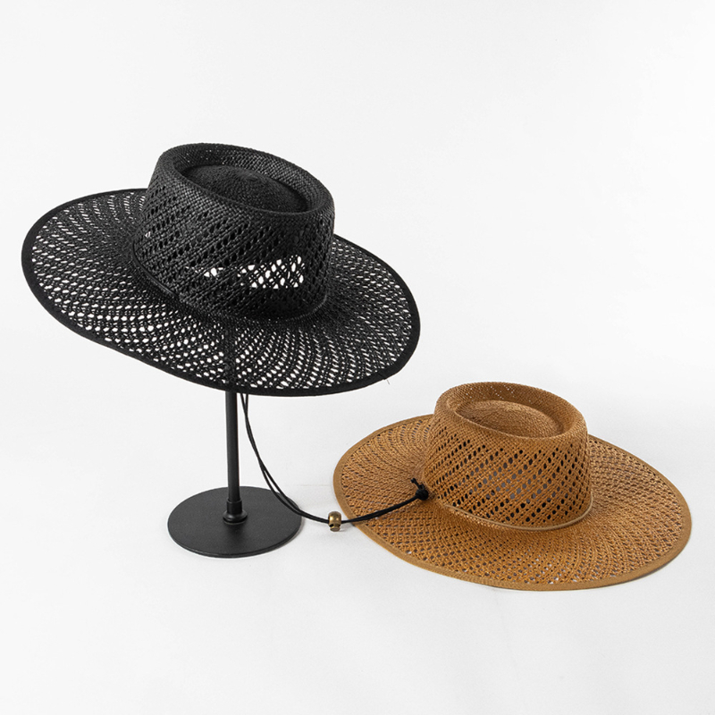 New Hand Woven Hollow Circular - Cowboy Hat Straw 评论和价格