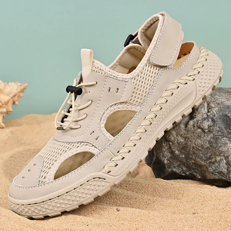 Sandals Men Tide 2025 Summer N - Snapback Hat Flat 评论和价格