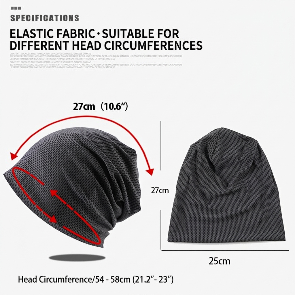 Breathable Mesh Running Beanie - Skull Cap Helmet Liner 评论和价格