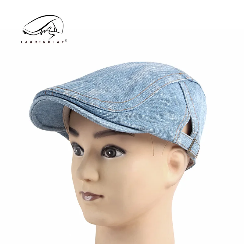 Denim Newsboy Hats Adjustable  - Newsboy Cap Ivy 评论和价格