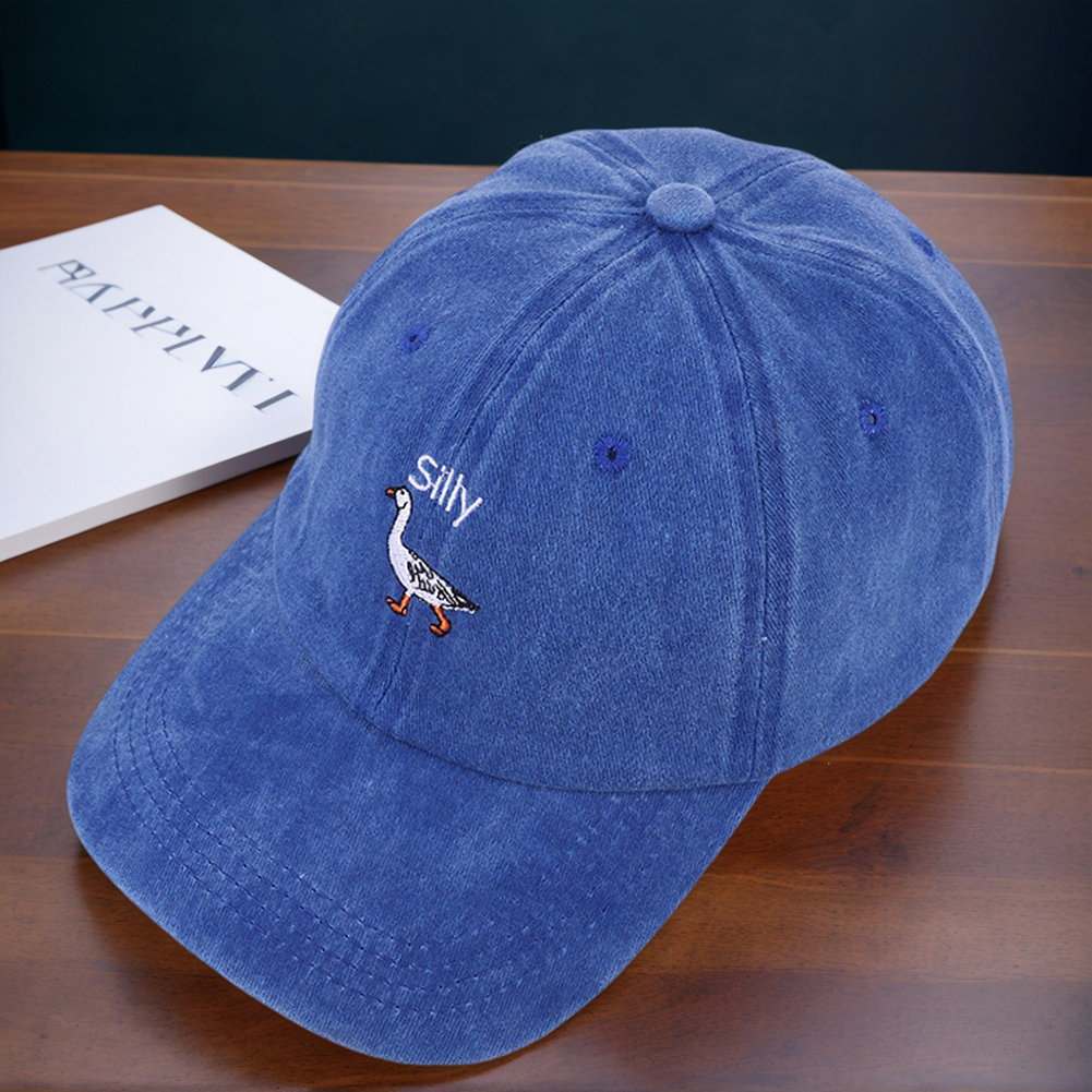 Funny Embroidered Silly Goose  - Dad Hat Cotton 评论和价格