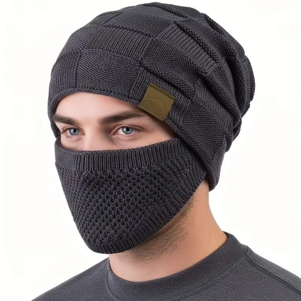 Plus Size Winter Beanie Cap So - Beanie Cuffed Knit 评论和价格