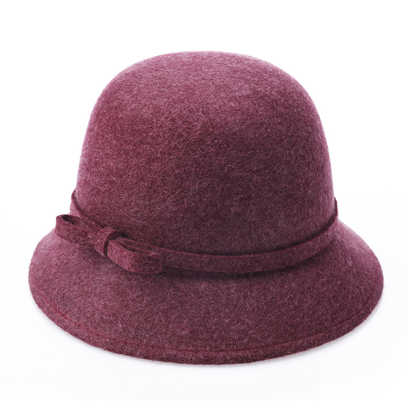 100% Real Wool Women Hats Autu - Fedora Hat Wool 评论和价格