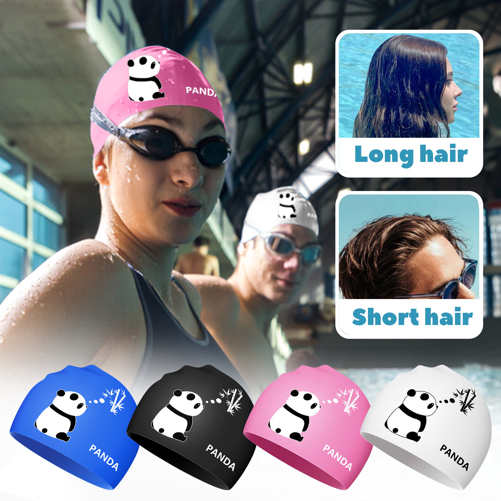 Comfortable, High Elasticity S - Swim Hat Silicone 评论和价格
