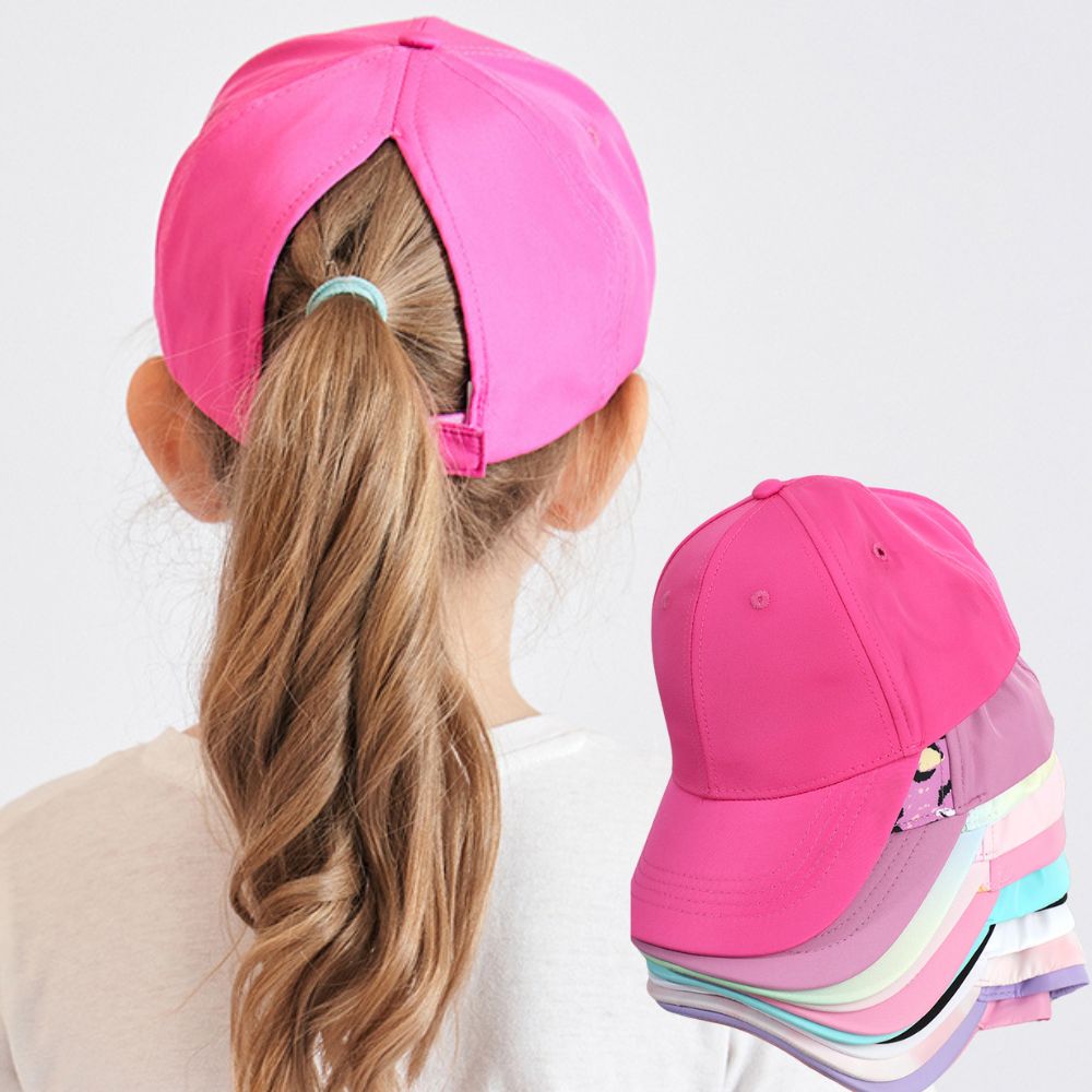 Hot High Ponytail Kids Hat Bas - Baseball Cap Structured 评论和价格