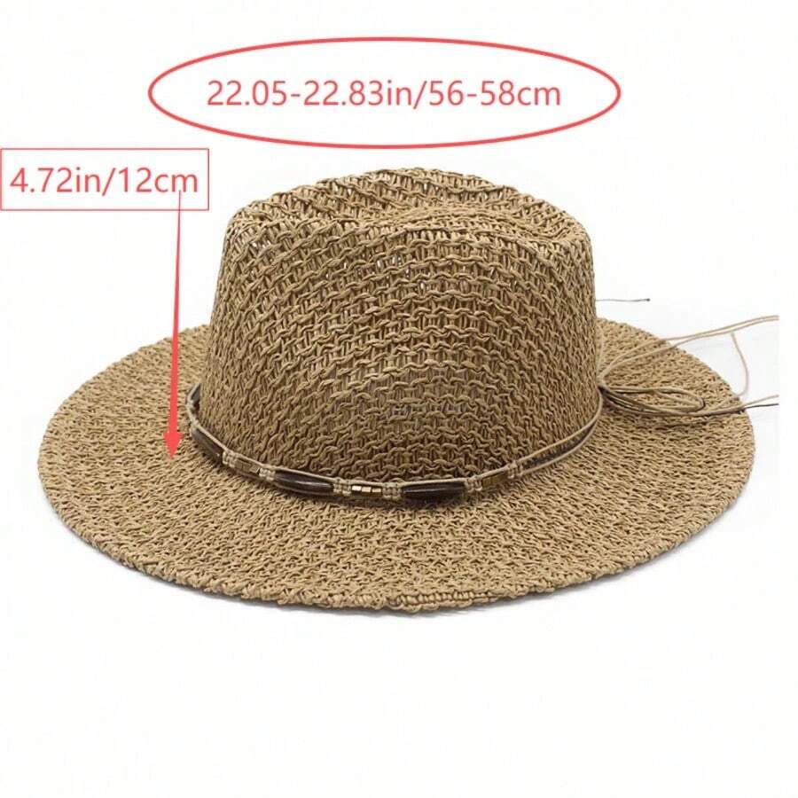 Wide Brim Straw Hat For Women  - Sun Hat Wide Brim 评论和价格