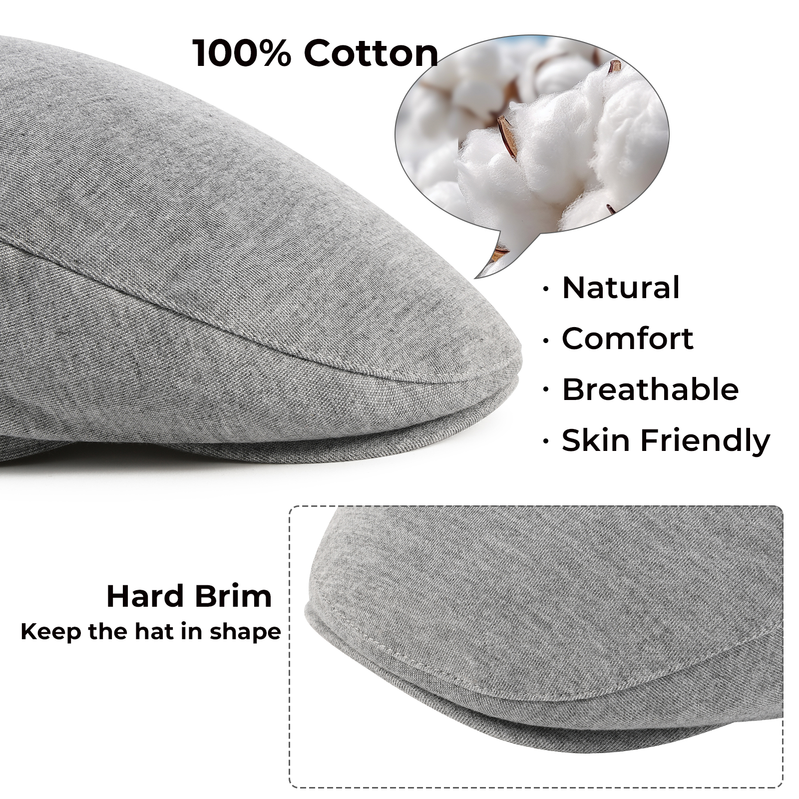JGAGOUL Classic Newsboy Cap fo - Newsboy Cap Ivy 评论和价格