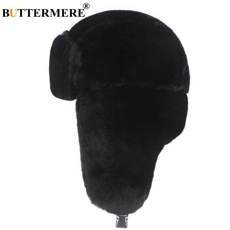 BUTTERMERE Fur Caps Women Bomb - Winter Trapper Hat 评论和价格
