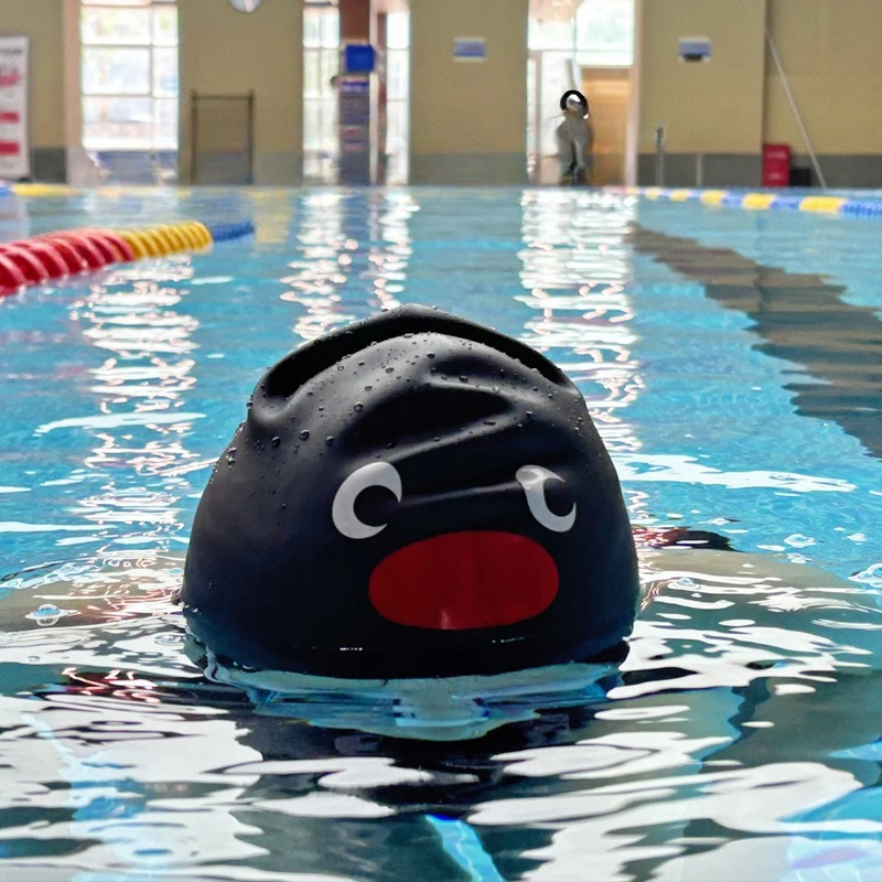 Funny Penguin Swim Cap for Adu - Swim Hat Silicone 评论和价格