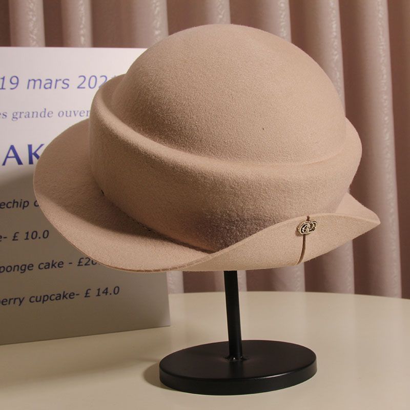 Wool Felt Sun Hats Round Top K - Fedora Hat Wool 评论和价格