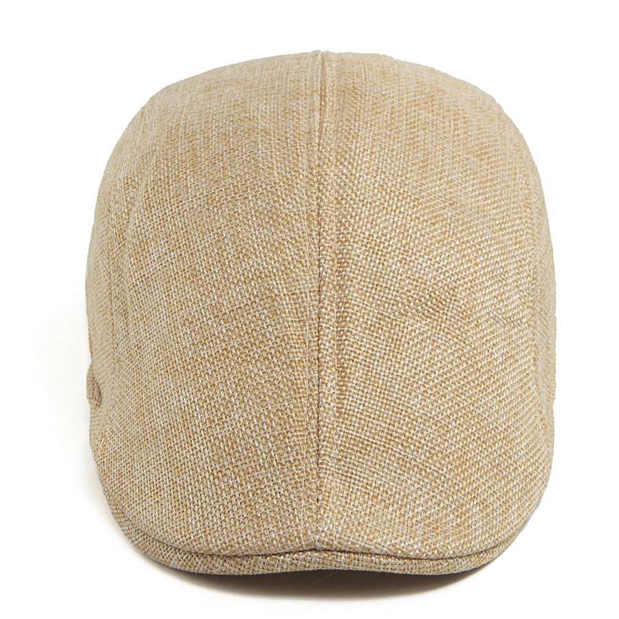 Men's Linen Flat Cap Spring Su - Newsboy Cap Ivy 评论和价格