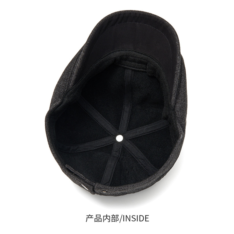 Men's Autumn Winter Wool Blend - Beret French Wool 评论和价格