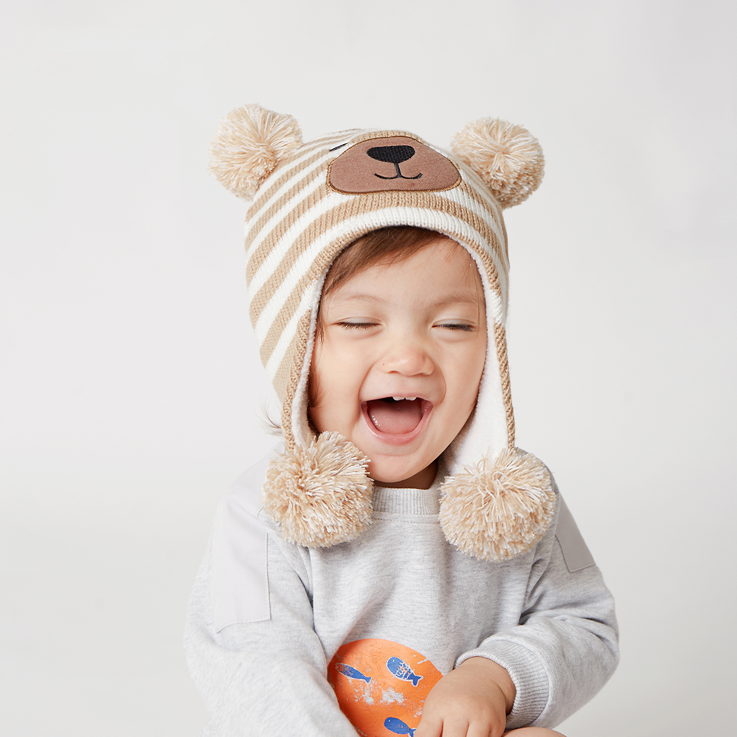 Baby Winter Warm Trapper Hat 0 - Trapper Hat Ear Flap 评论和价格