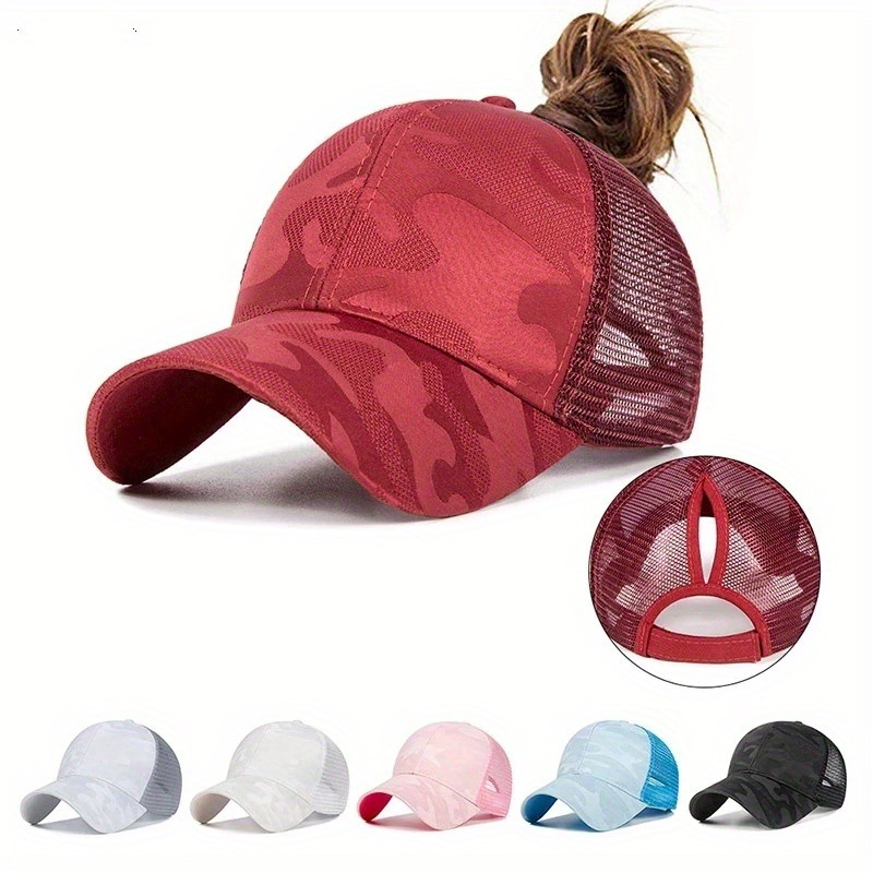 Women Ponytail Baseball Caps F - Baseball Cap Structured 评论和价格