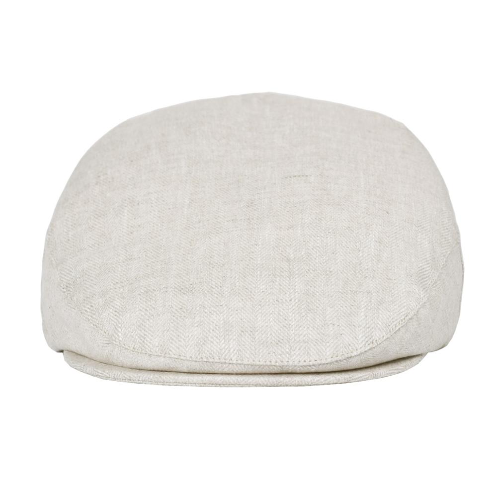 BOTVELA Linen Flat Cap for Men - Newsboy Cap Ivy 评论和价格