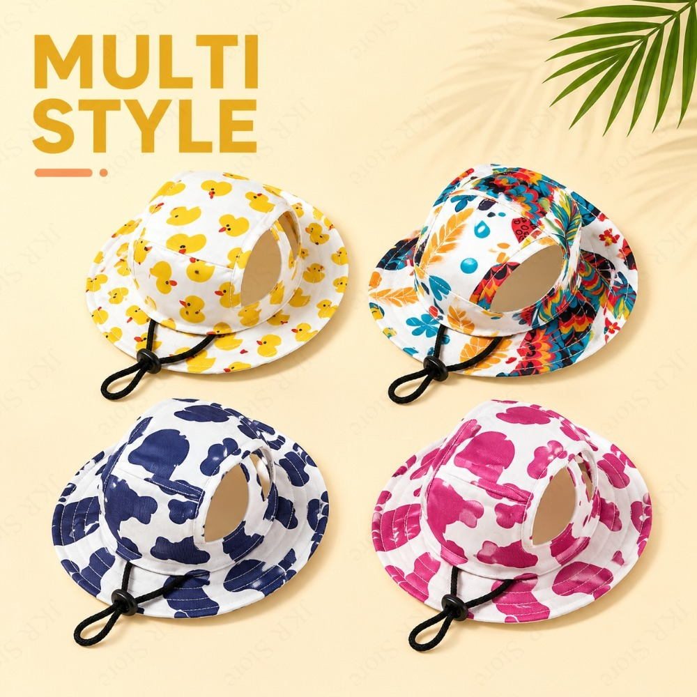 Printed Pet Dog Hat Adjustable - Running Cap Lightweight 评论和价格
