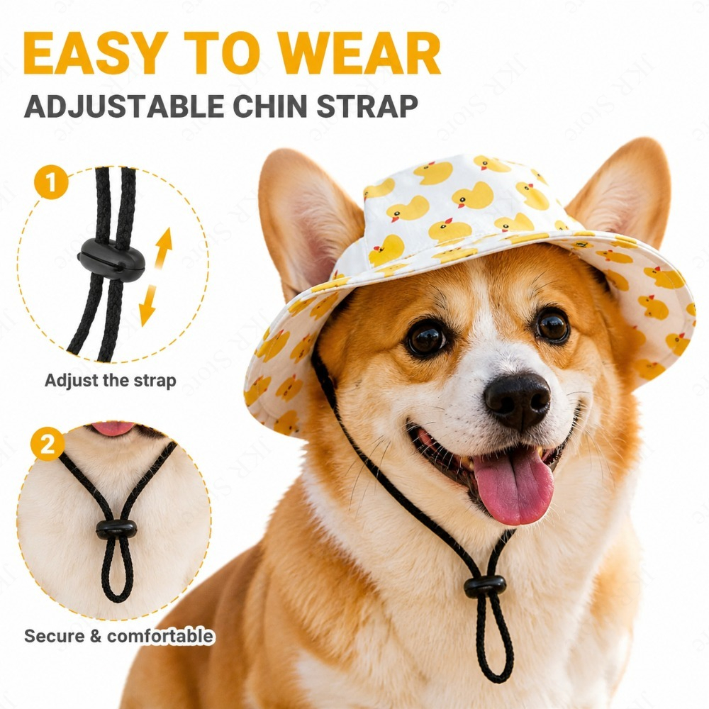 Printed Pet Dog Hat Adjustable - Running Cap Lightweight 评论和价格