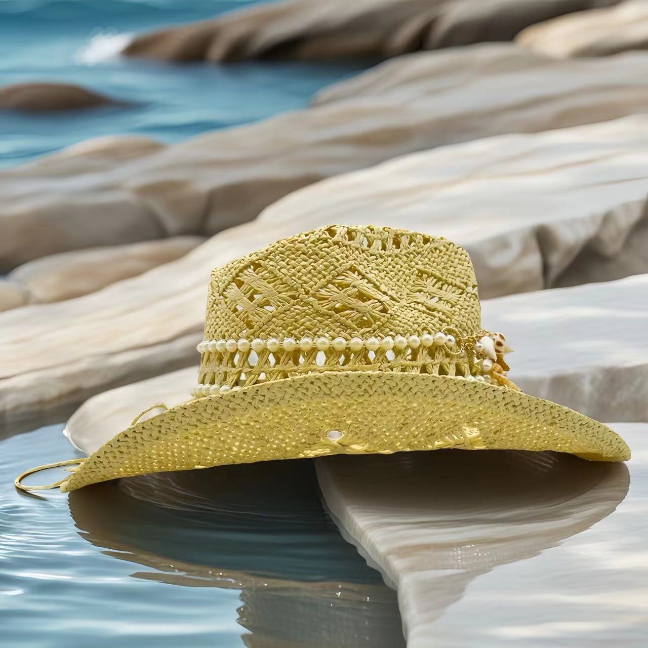 Rhinestone Cowboy Hat Straw Su - Cowboy Hat Straw 评论和价格