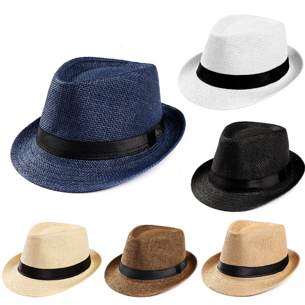Summer Casual Trendy Beach Sun - Cowboy Hat Straw 评论和价格