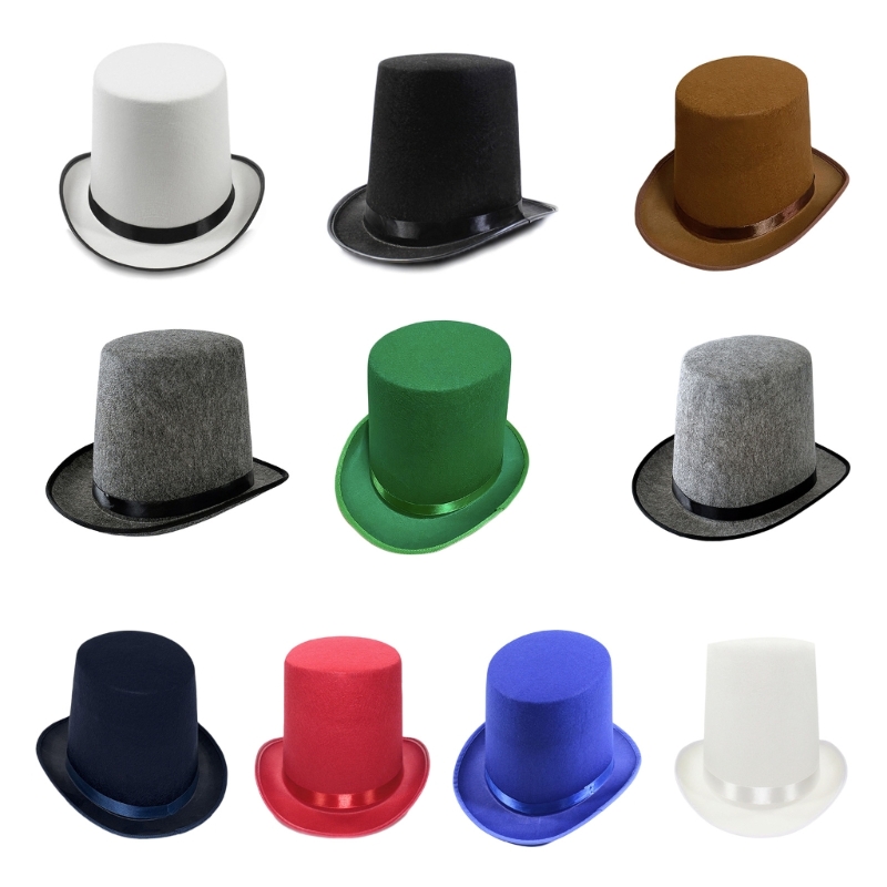 Vintage Fedora Top Hat Solid C - Fedora Hat Wool 评论和价格
