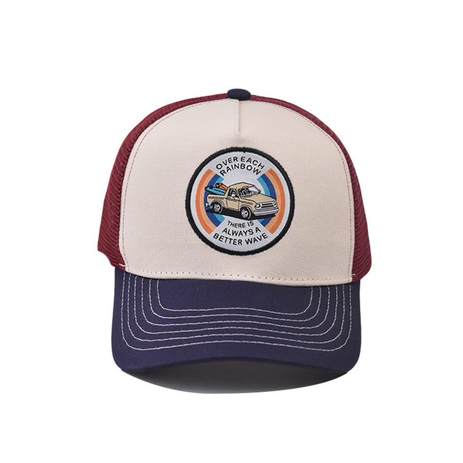 Multicolor Surf Inspired Truck - Trucker Cap Mesh 评论和价格