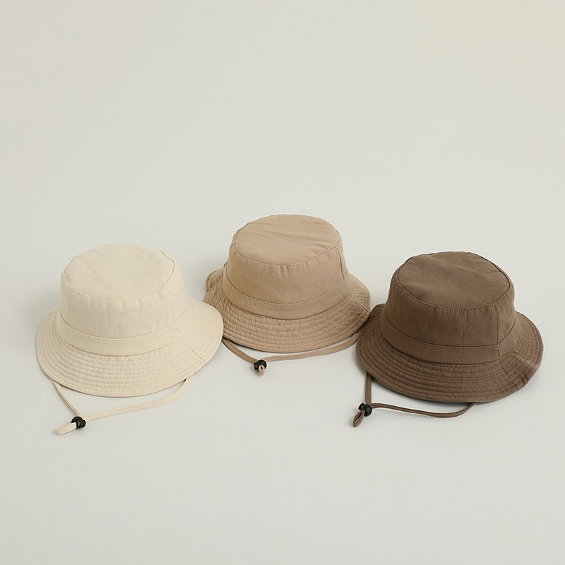 Solid Color Kids Bucket Hat Fa - Bucket Hat Cotton 评论和价格